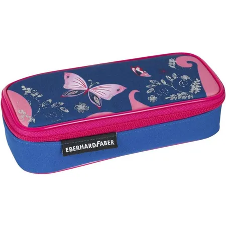 Eberhard Faber 577472 - Schlamperbox mit Schmetterlingsmotiv