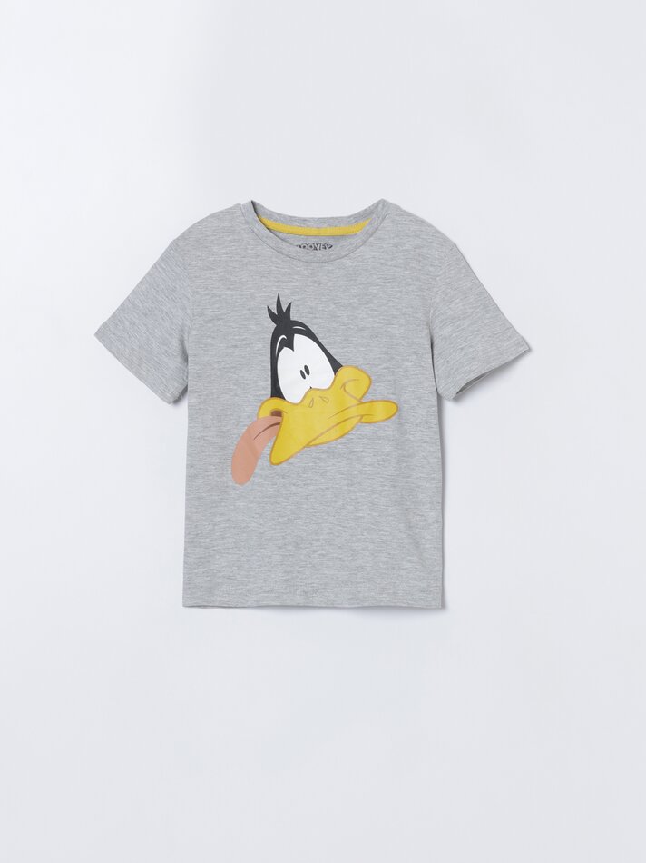 Conjunto de pijama curto estampado Looney Tunes © &™ Warner Bros - Cinza Mesclado