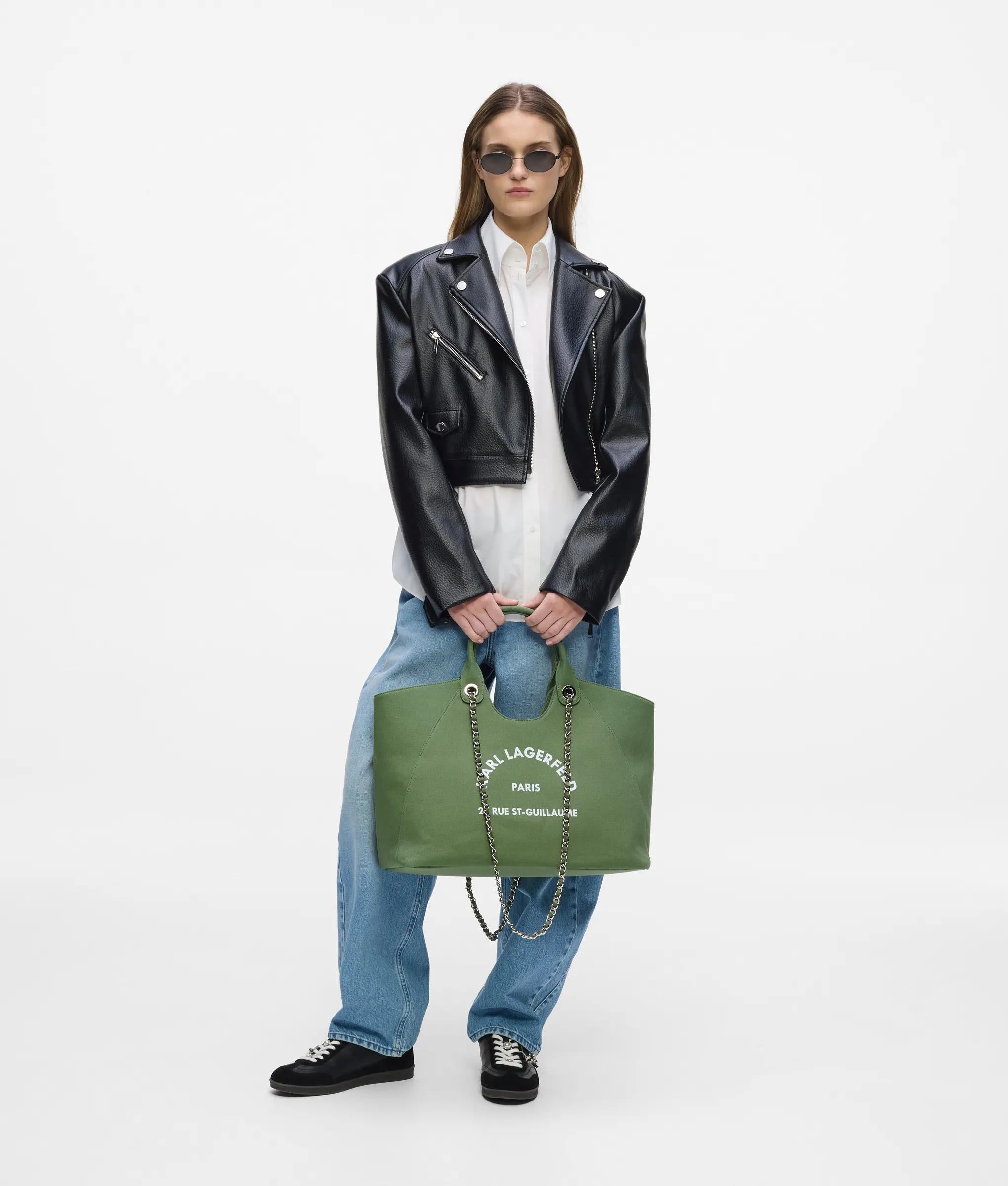 Exclusieve Rue St-Guillaume-shopper met ketting