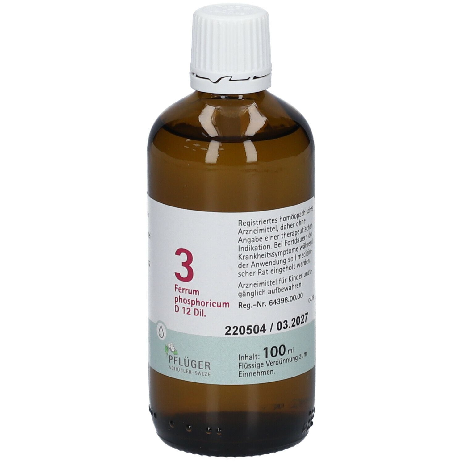 Biochemie Pflüger® Nr. 3 Ferrum phosphoricum D12 Tropfen