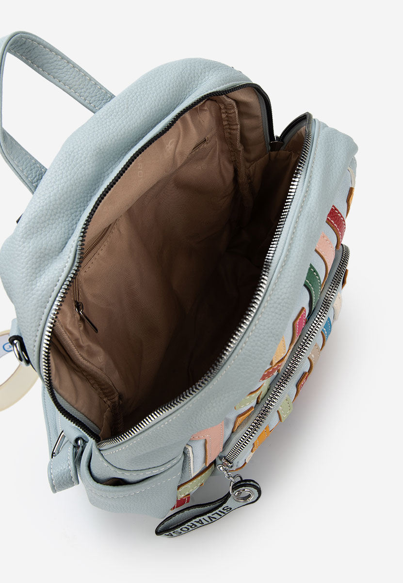 Sac à dos pour femme bleu Silvia Rosa 6128