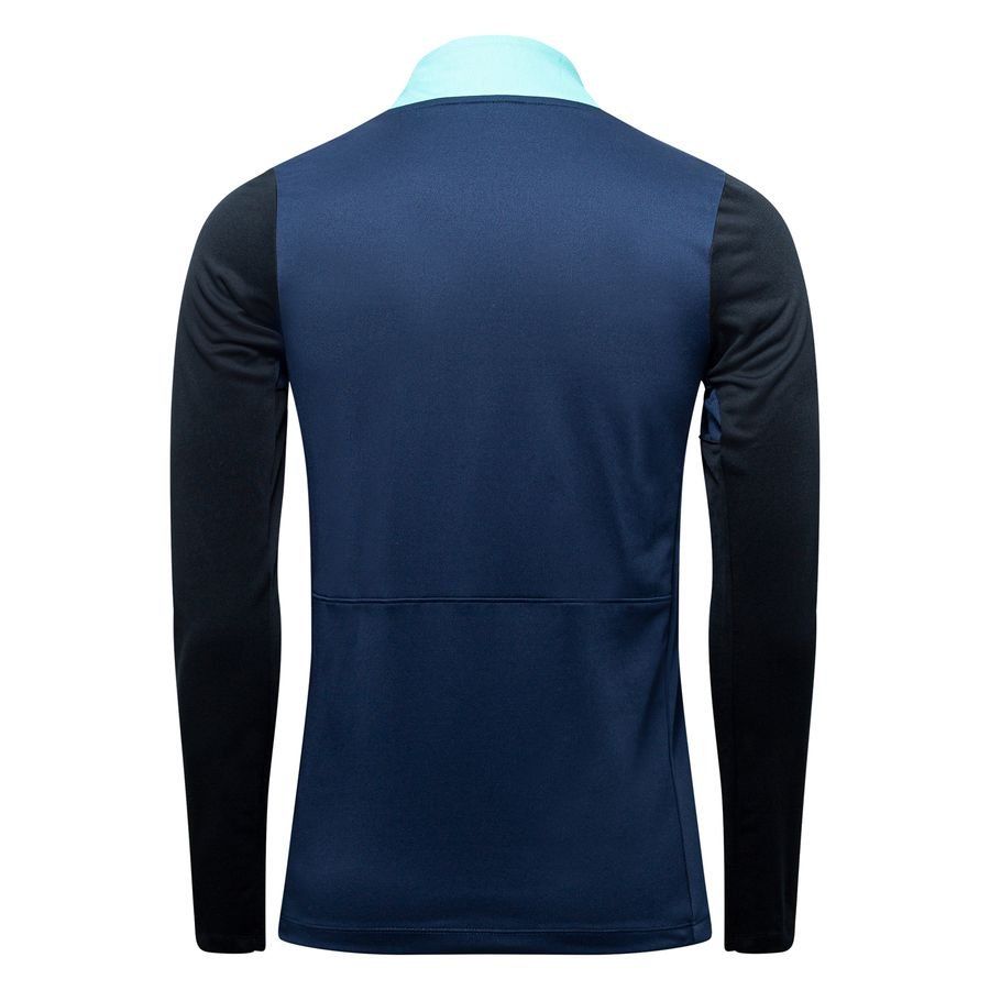 Nike Maillot d'Entraînement Dri-FIT Academy Pro 24 Drill - Bleu Foncé/Noir/Turquoise/Blanc