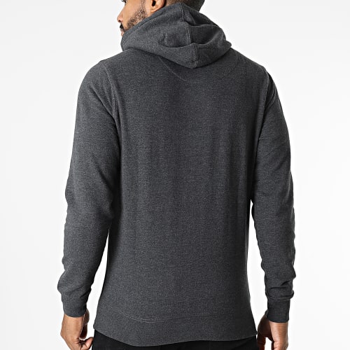 Sweat Capuche M-3010 Gris Anthracite Chiné