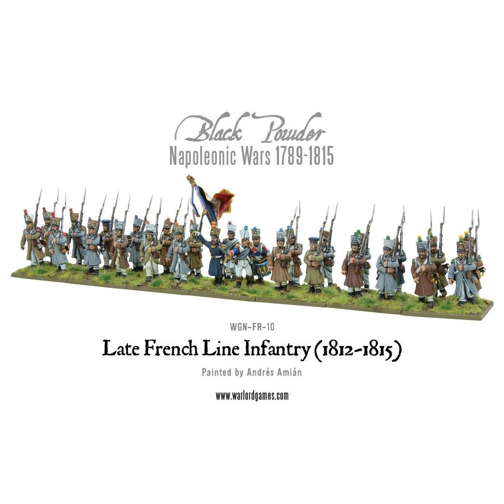 Napoleonic War Late French Line Infantry (1812-1815)