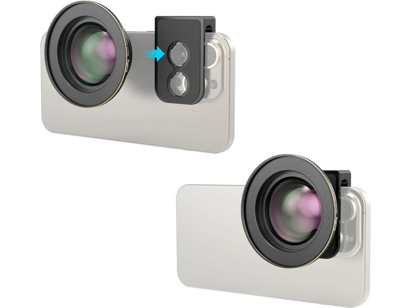 Smallrig 75mm Makro-Objektiv für Mobiltelefon (T-Mount) Für detaillierte Nahaufnahmen mit verbesserter Farbe und Klarheit