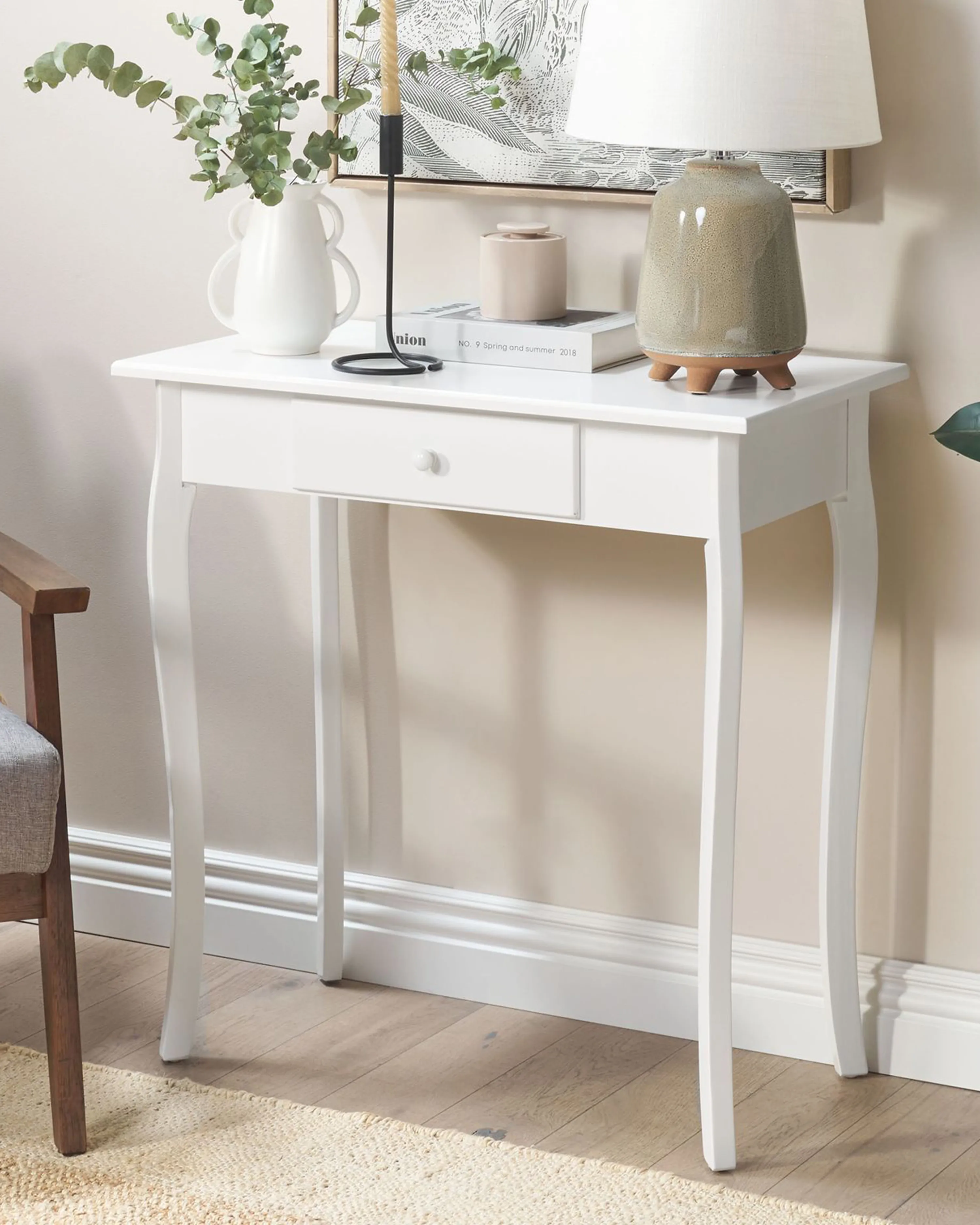 Sidetable ALBIA Wit