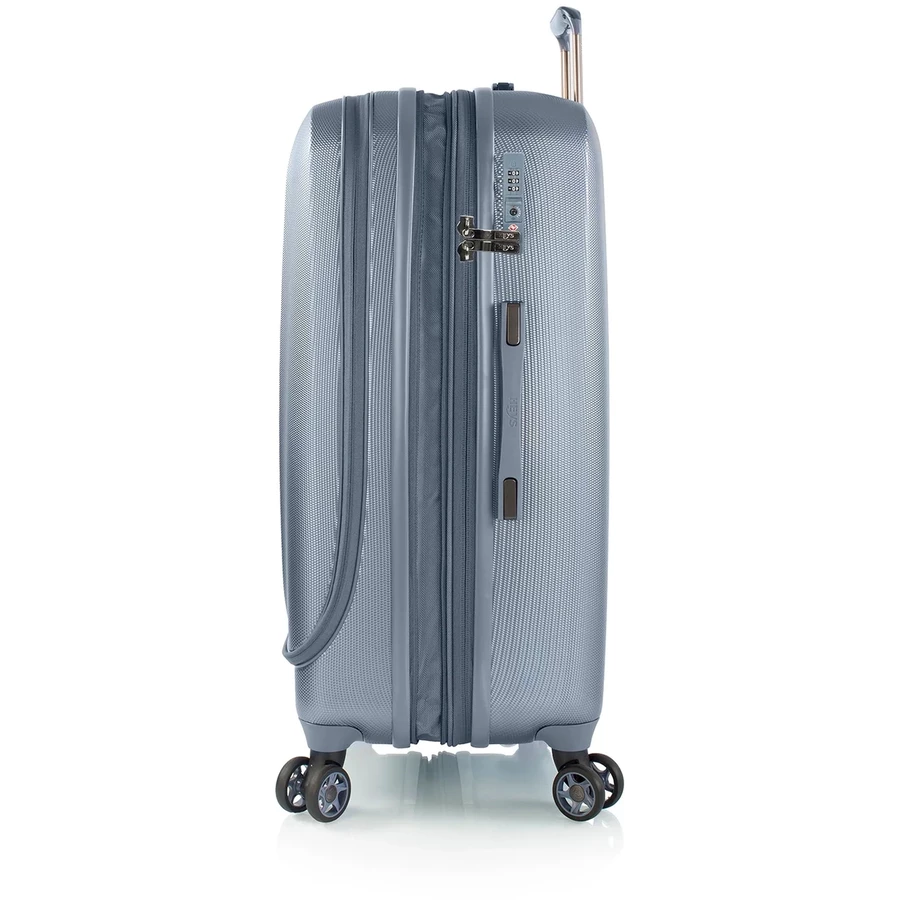 Heys Vantage Smart Access - 4-Rollen-Trolley L 76 cm erw. slate blue