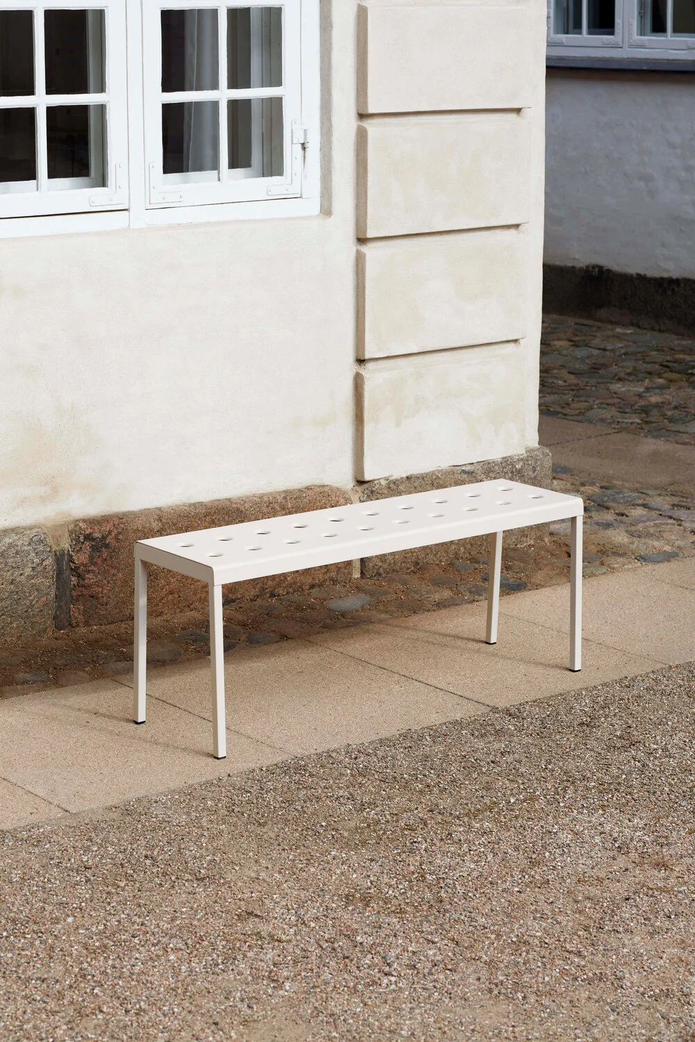 HAY  Balcony havebænk, Anthracite - L165,5xW35xH46 cm