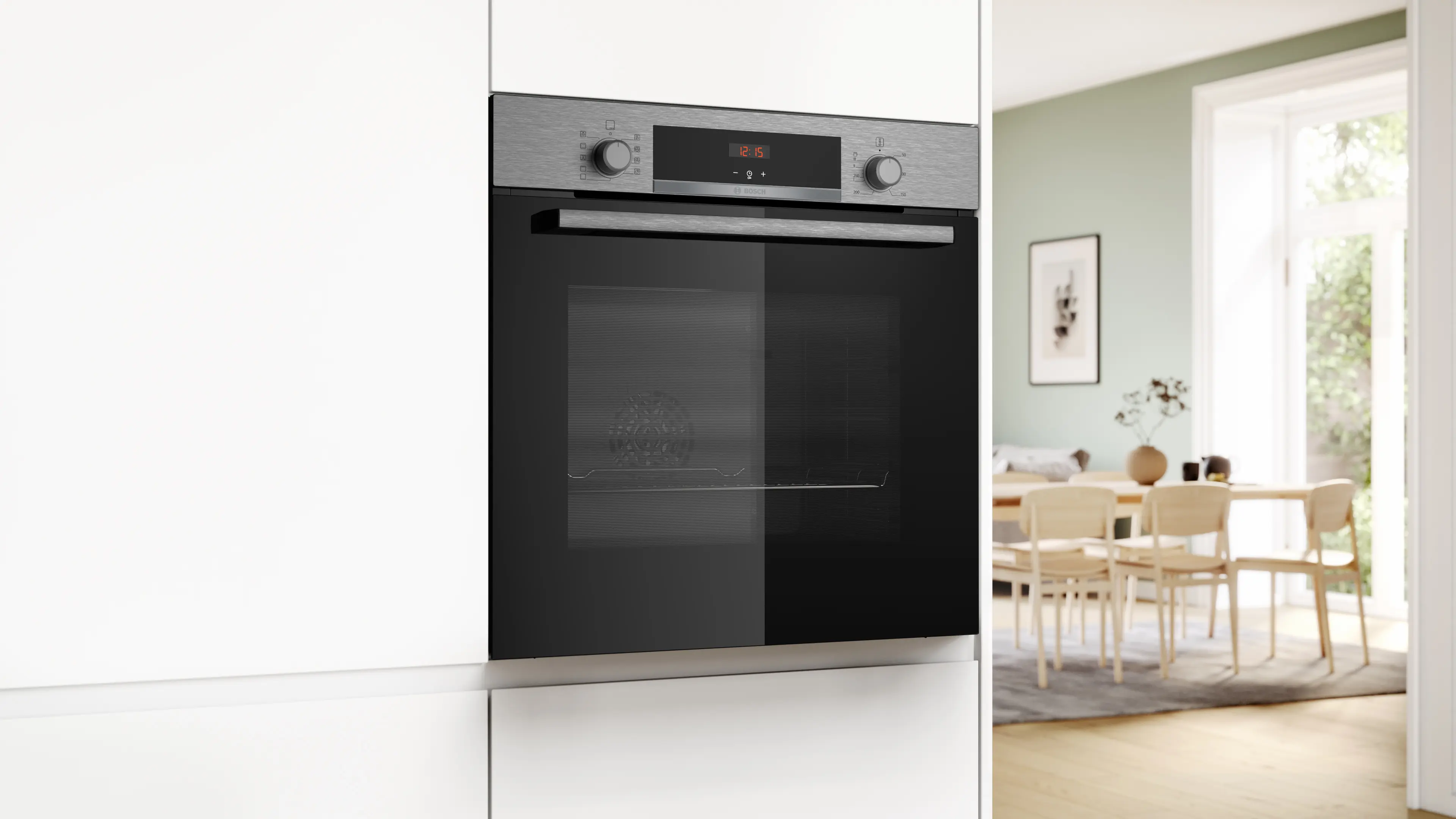 Serie 4 Bakoven 60 x 60 cm RVS