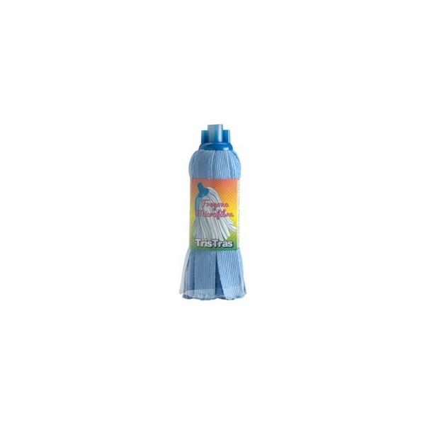 Esfregona Microfibras Tiras 150gr Cor Azul - 6861087