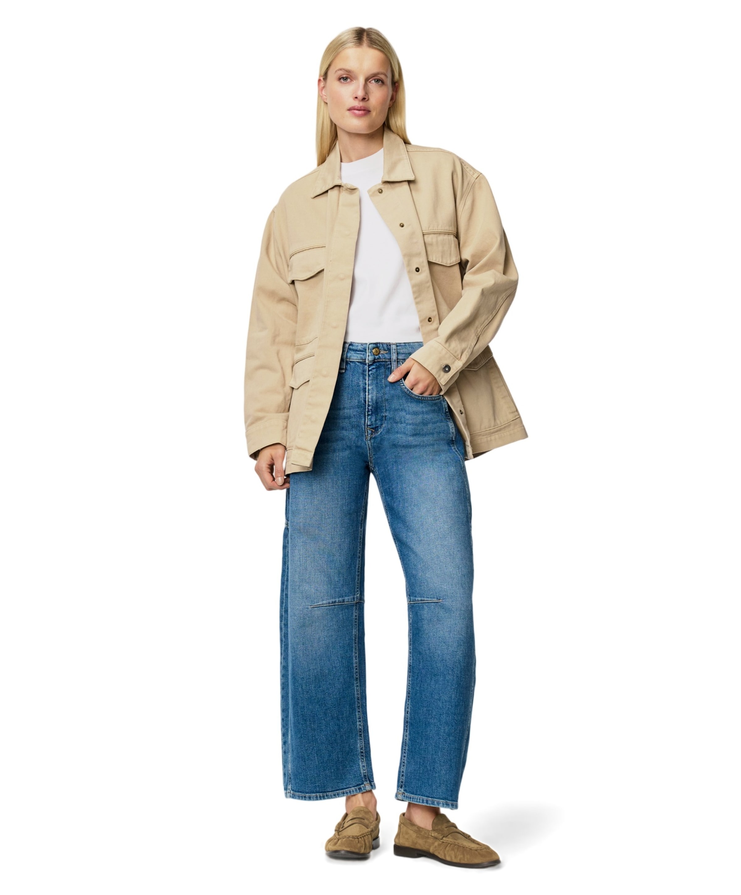 MAC OHIO dames jeans blauw