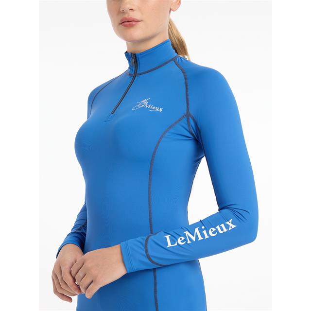 Trainingsshirt LeMieux Climate Layer Blauw