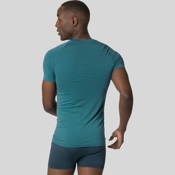 T-shirt running ODLO MC PERFORMANCE X-LIGHT ECO SAXONY BLUE