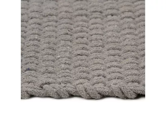 Prolenta Premium - Tapis rectangulaire Gris 120x180 cm Coton