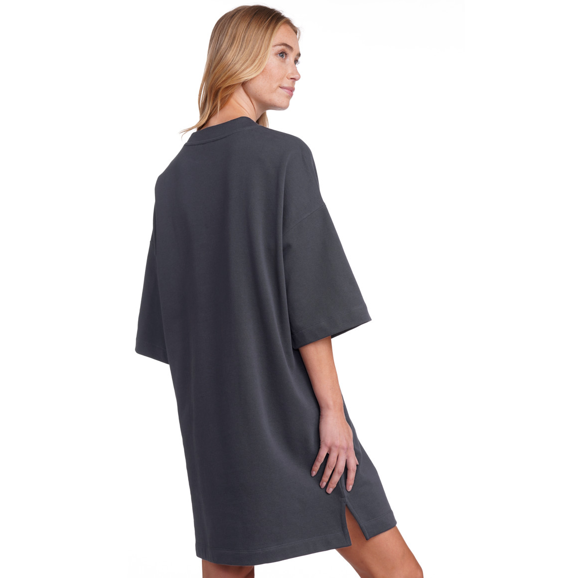 Jonas Nielsen Damen Sweatkleid mit Kurzarm nachtblau