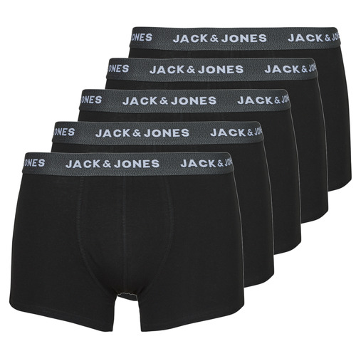 Jack & Jones - JACHUEY TRUNKS 5 PACK - Noir