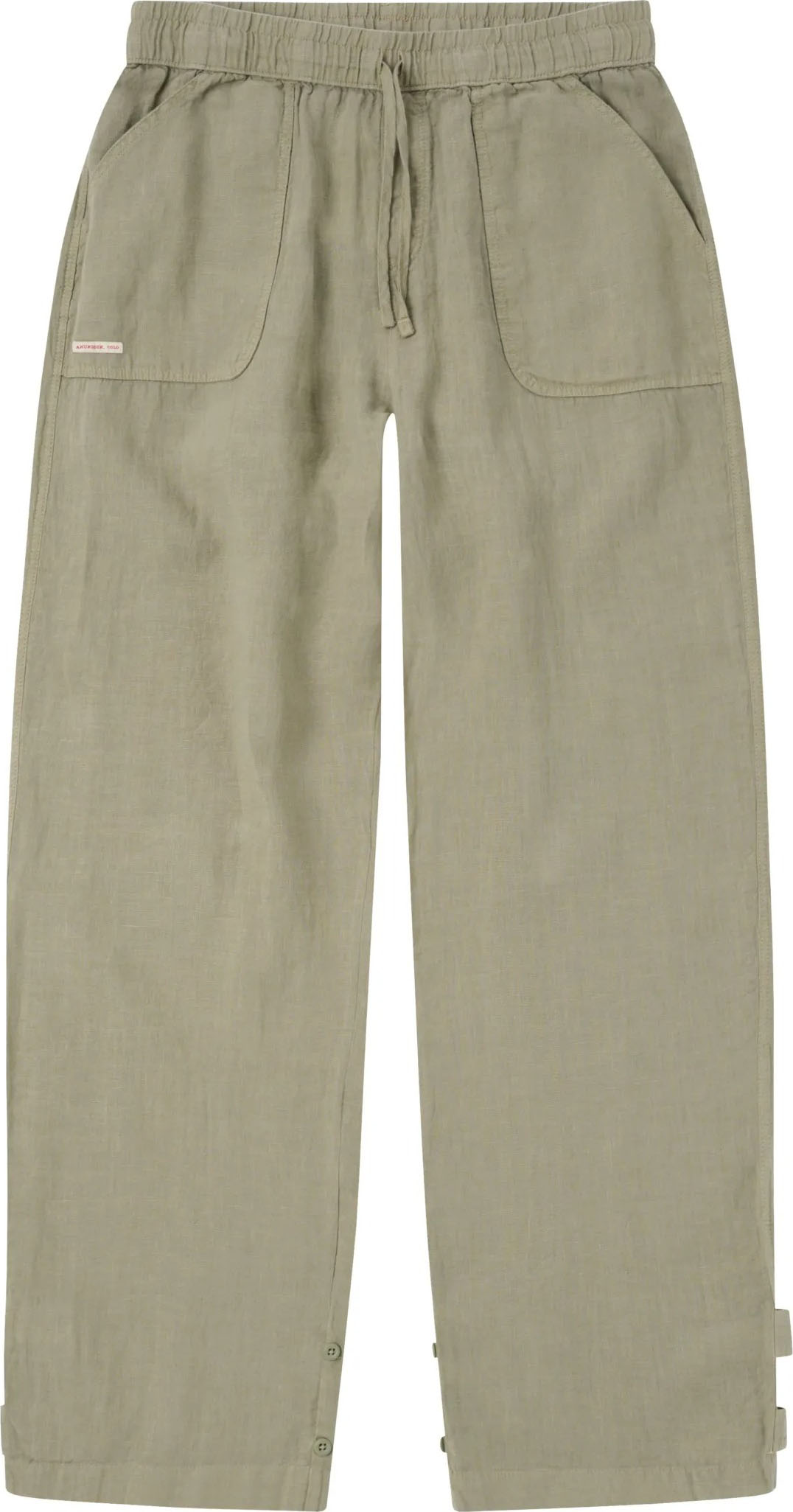 Safari Linen Pants Dame 407/Olive Ash