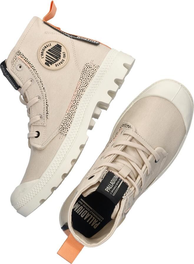 Palladium PAMPA UNDERLAYER Volwassenen Half-hoge schoenen Wit beige