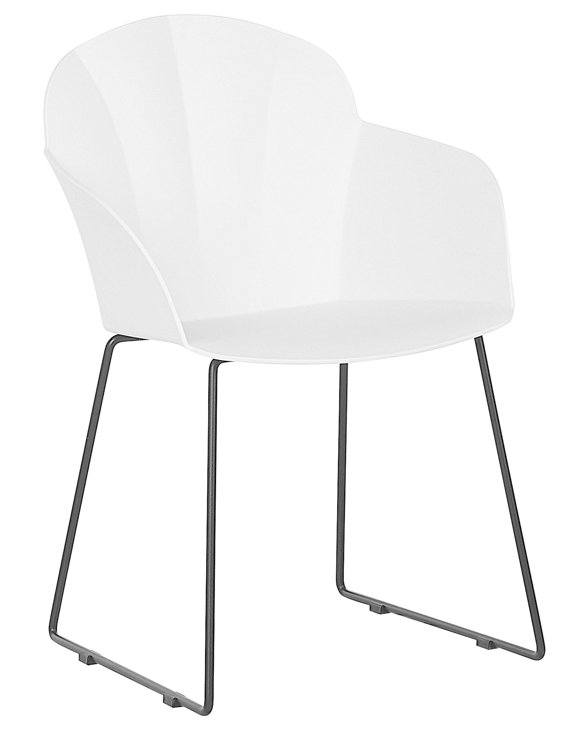 Set van 2 eetkamerstoelen SYLVA Wit