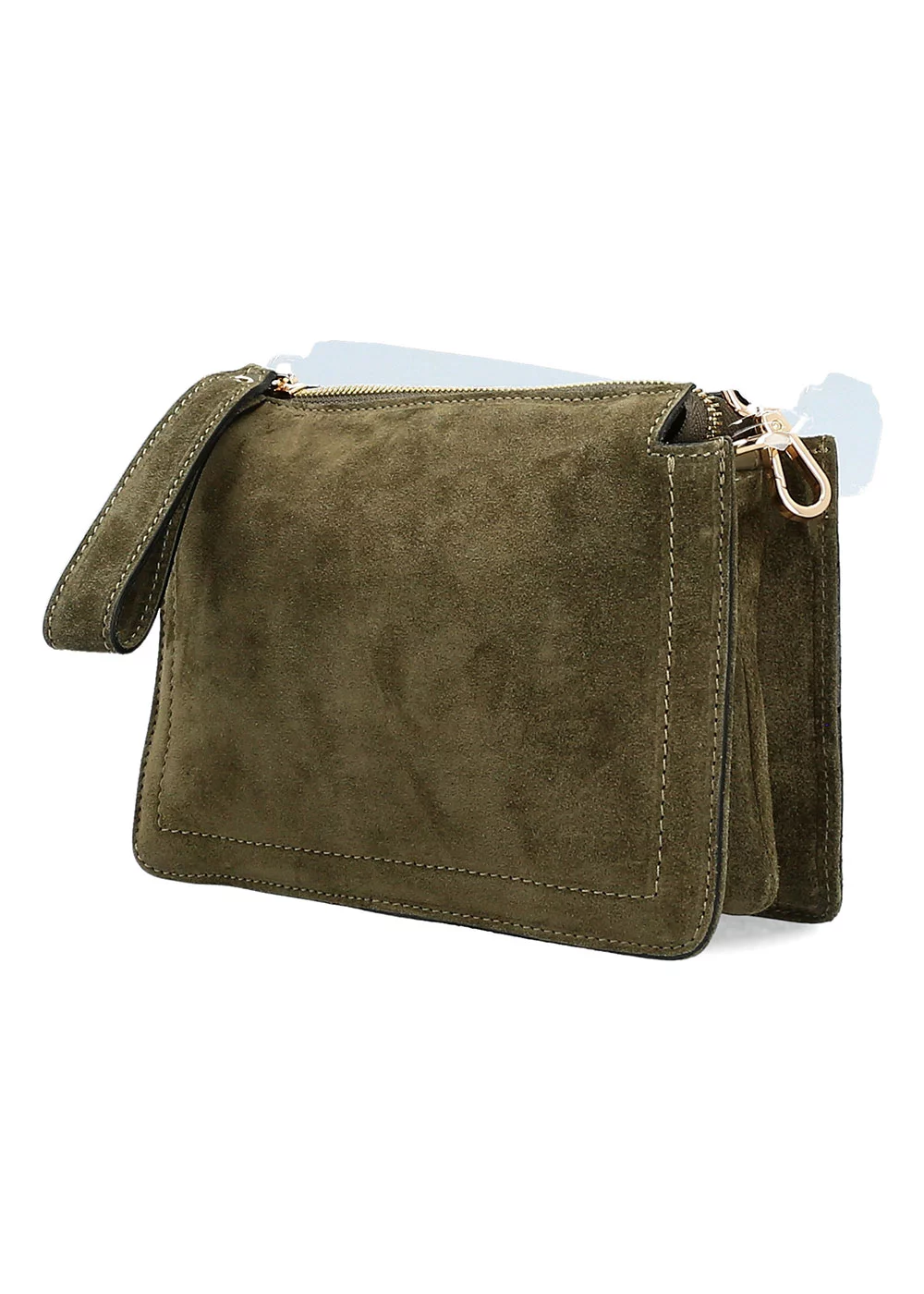 PETIT SAC LOUISE VELOURS KAKI