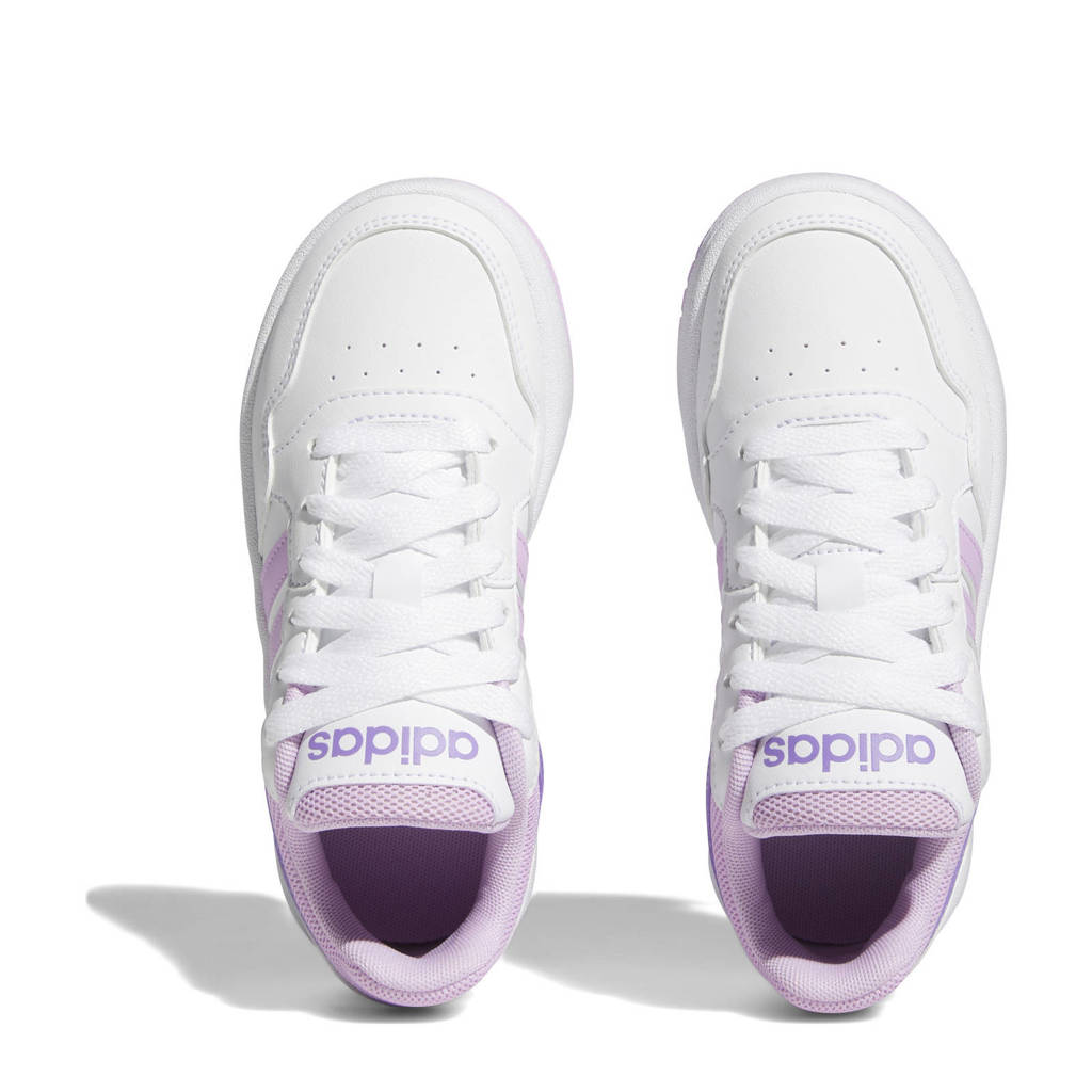 adidas Hoops 3.0 sneakers wit/lila