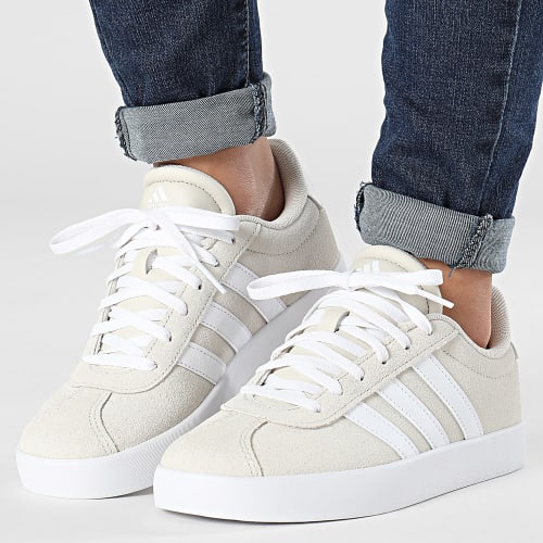 Baskets Femme VL Court ID6312 Aluminium Cloud White