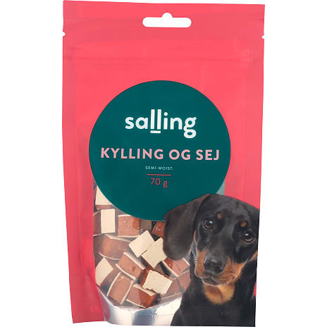 Godbidder m. kylling og fisk