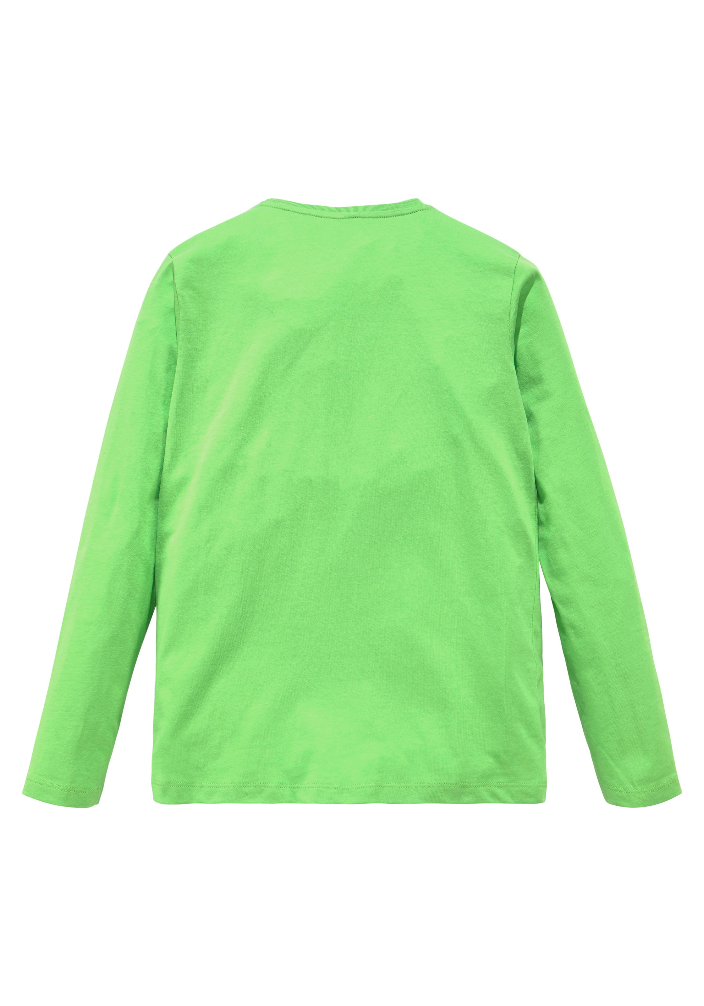 KIDSWORLD Langarmshirt »EGAL WAS, ICH WAR'S NICHT!« Langarm,  Basic-Passform,  peppiger Aufdruck,  Rundhalsausschnitt
