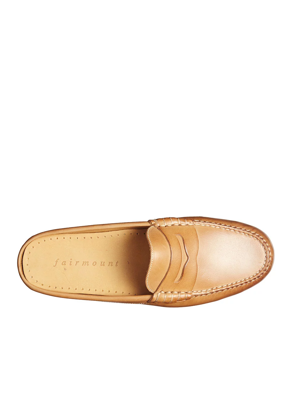 MOCASSIN MULE DRIVER CUIR GOLD
