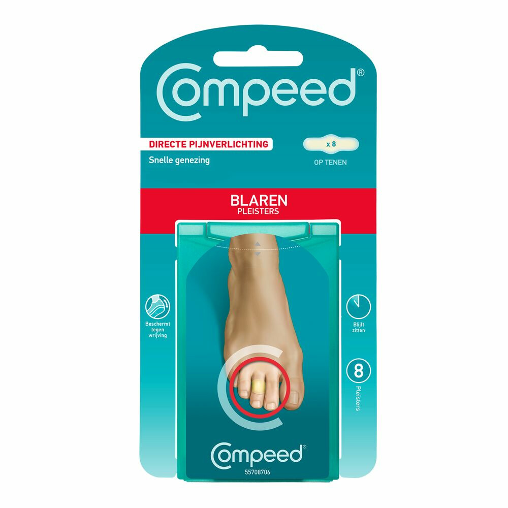 Compeed Blarenpleister Tenen8 stuks