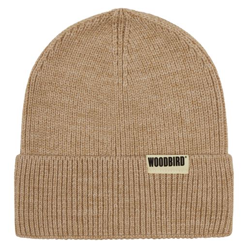 Woodbird Yupa Lang Beanie, Camel, One size