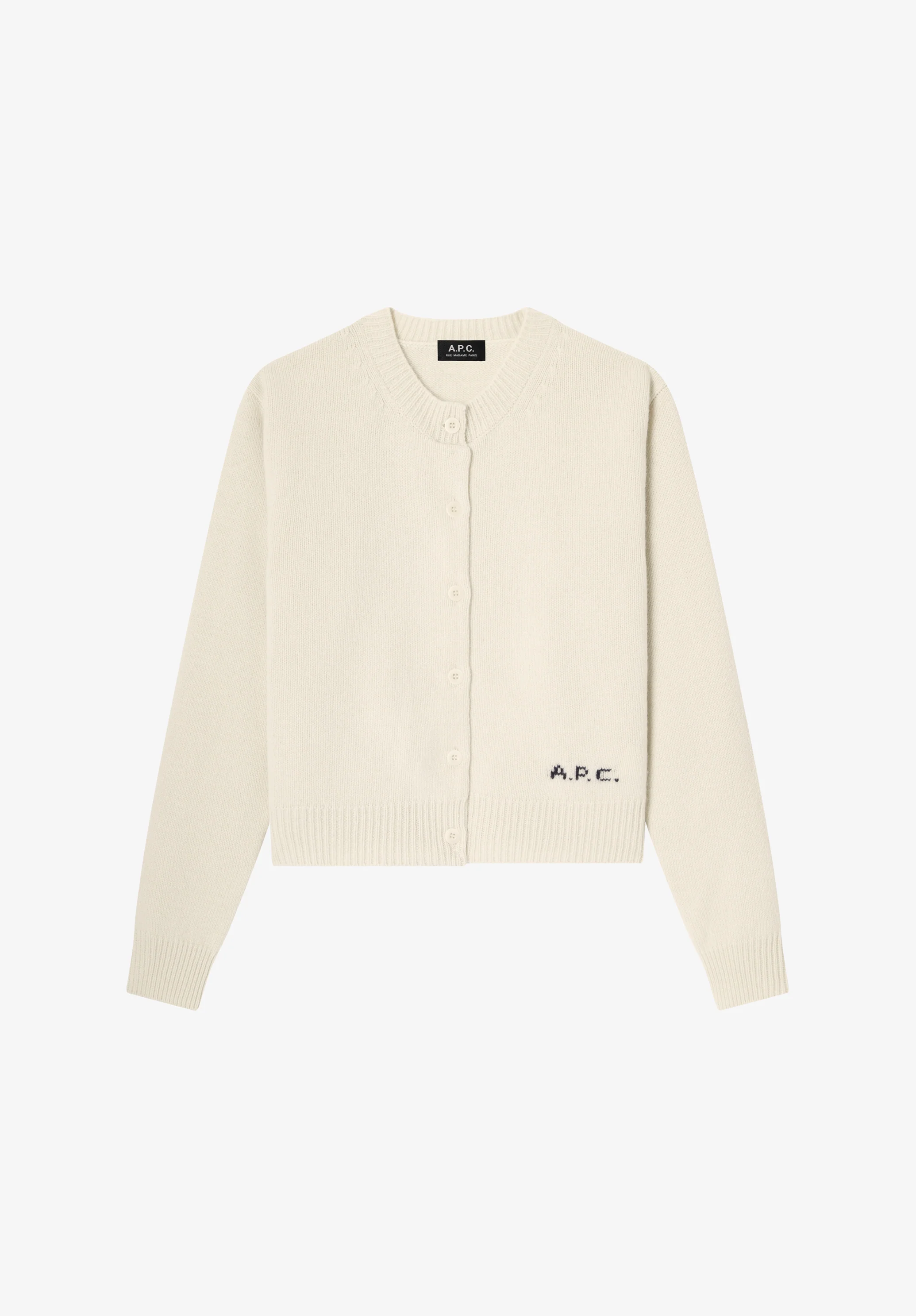 cardigan lila - Ecru