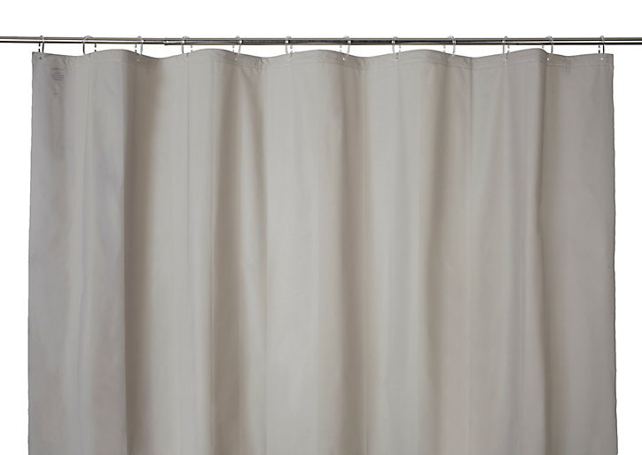 Rideau de douche Taupe Drina 180 x 200 cm GoodHome