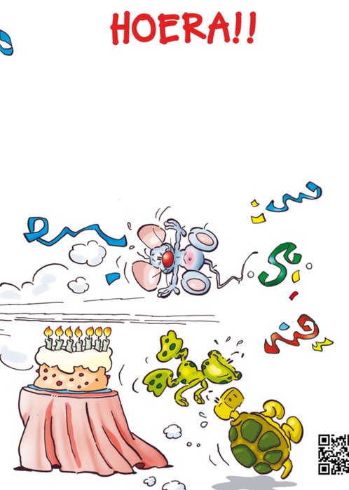 Doodles | Verjaardagskaart | taart