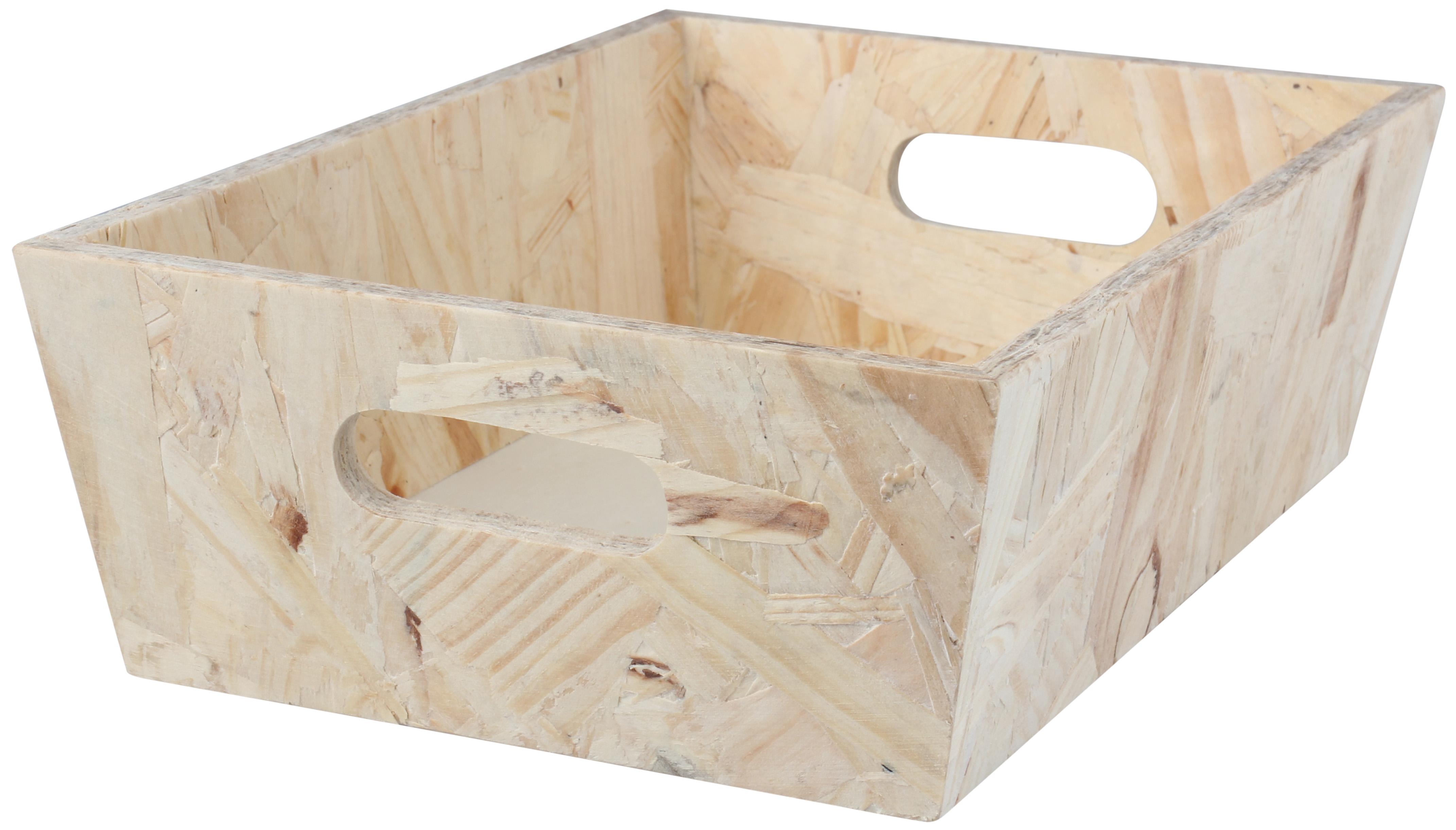 PETITE CAISSE TRAPEZE OSB D.18X13X8CM