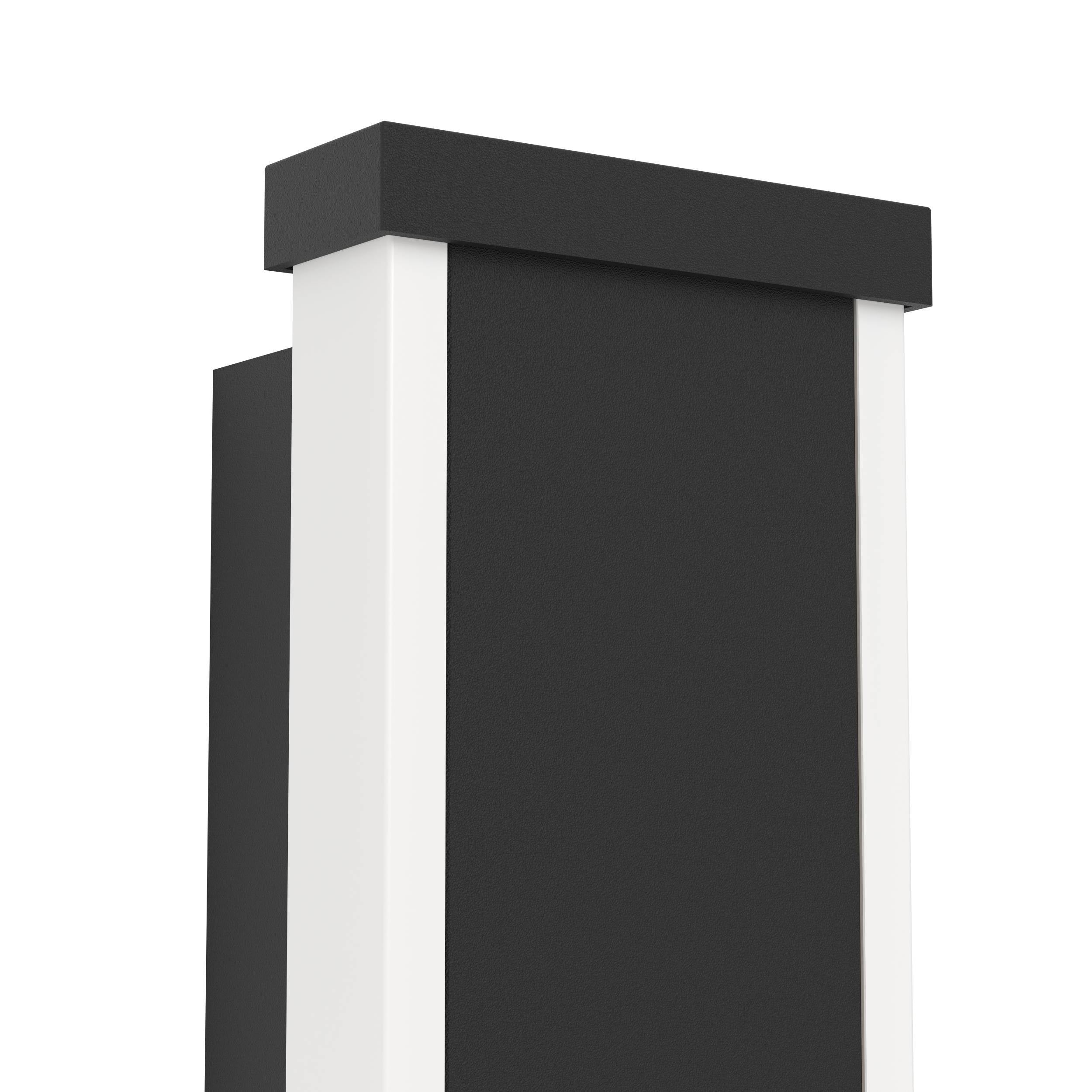 EGLO Neviano Wandlamp - LED - 38 cm - Zwart|Wit