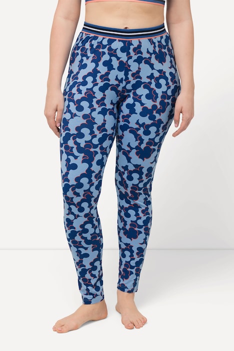 Loungewear-Leggings, 2er-Pack, uni/Muster
