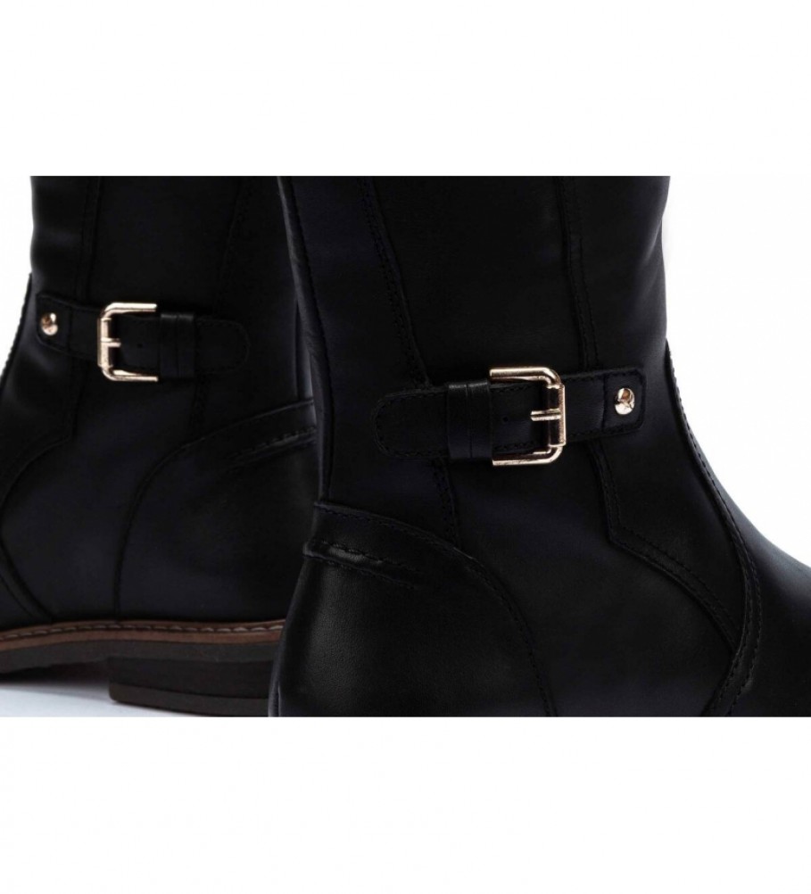 Botas Pikolinos Alday de couro preto