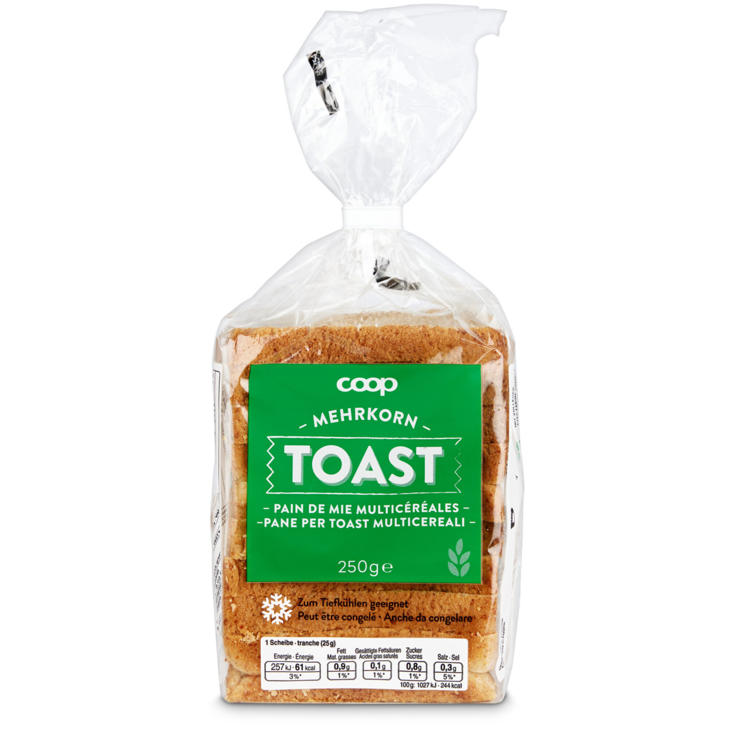 Mehrkorntoast 10 Scheiben