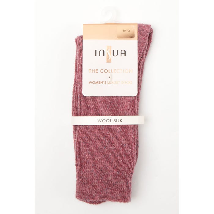 inSua THE COLLECTION-Sokken effen wool silk - InSua The Collection