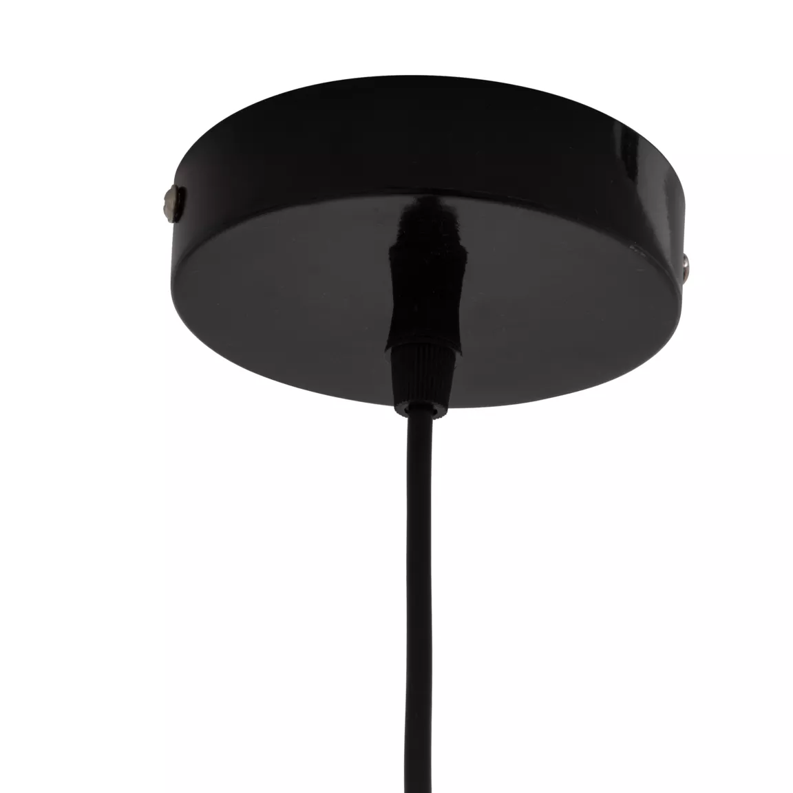 Suspension luminaire métal (27,5 x 13,4 cm) Savio Noir