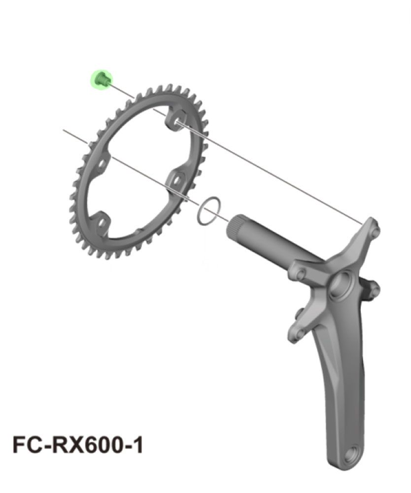 Shimano GRX FC-RX600 10/11-fach Kettenblattschrauben kaufen | Bike-Discount