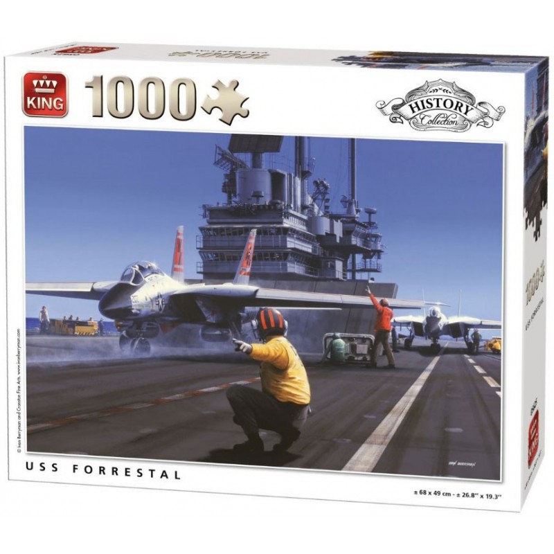 Puzzle 1000 pièces - USS Forrestal