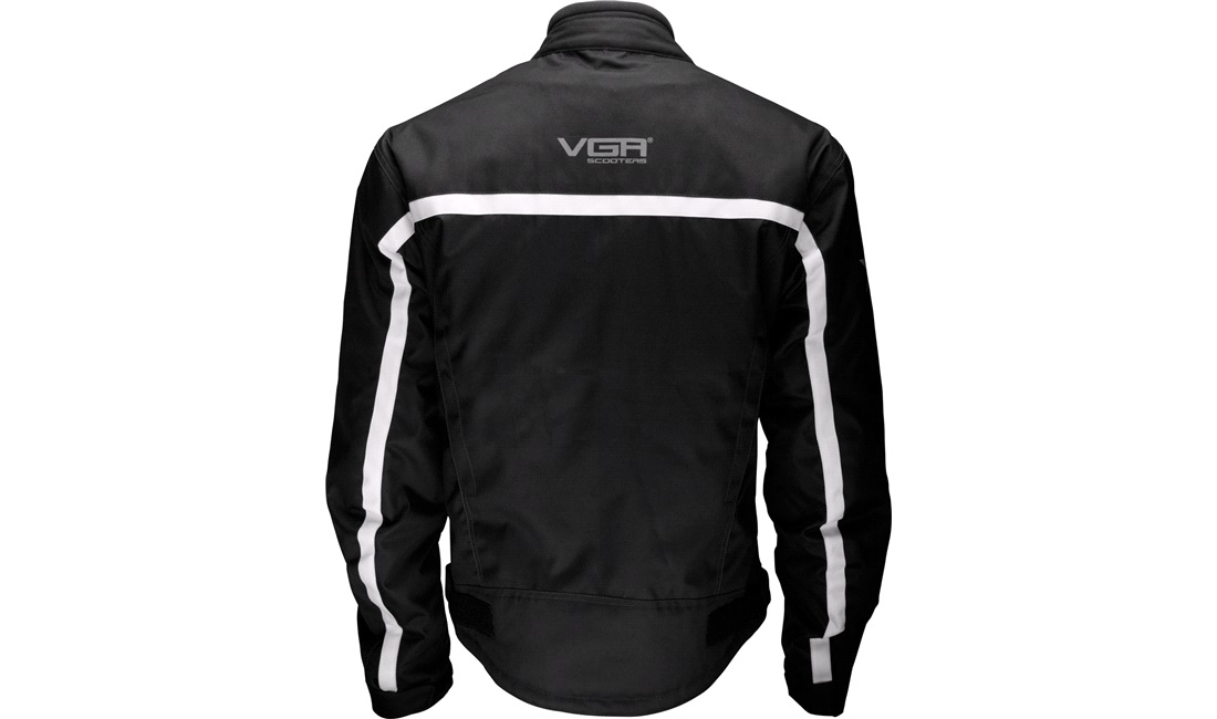 Scooterjakke VGA sort/hvid XX-large