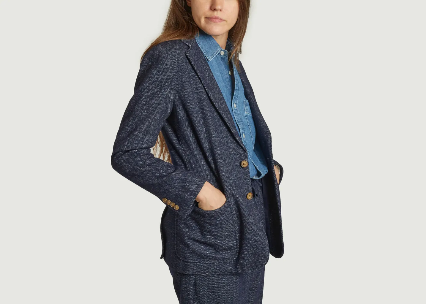 Blazer croisé à chevrons Polo Ralph Lauren