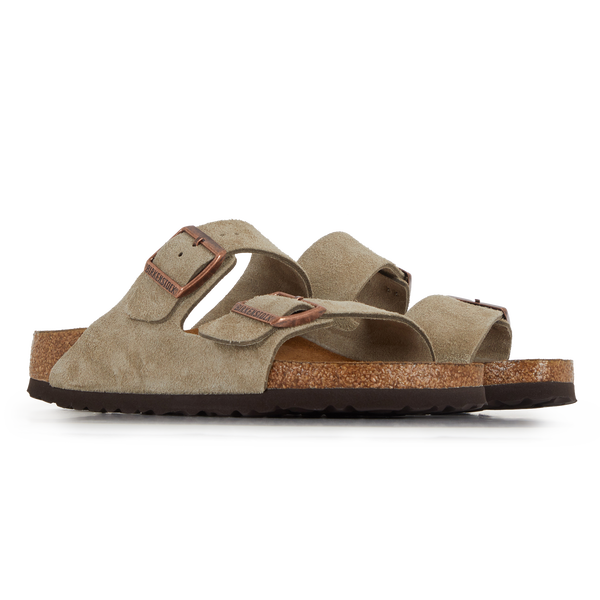 BIRKENSTOCK ARIZONA SUEDE TAUPE