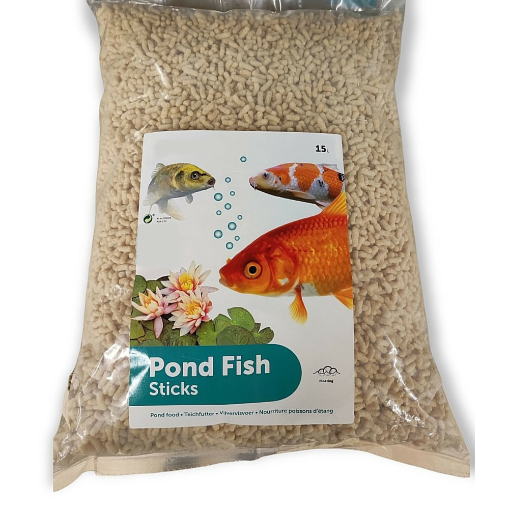 Nourriture poisson d'étang, sticks -1,2 kg. 15 litres