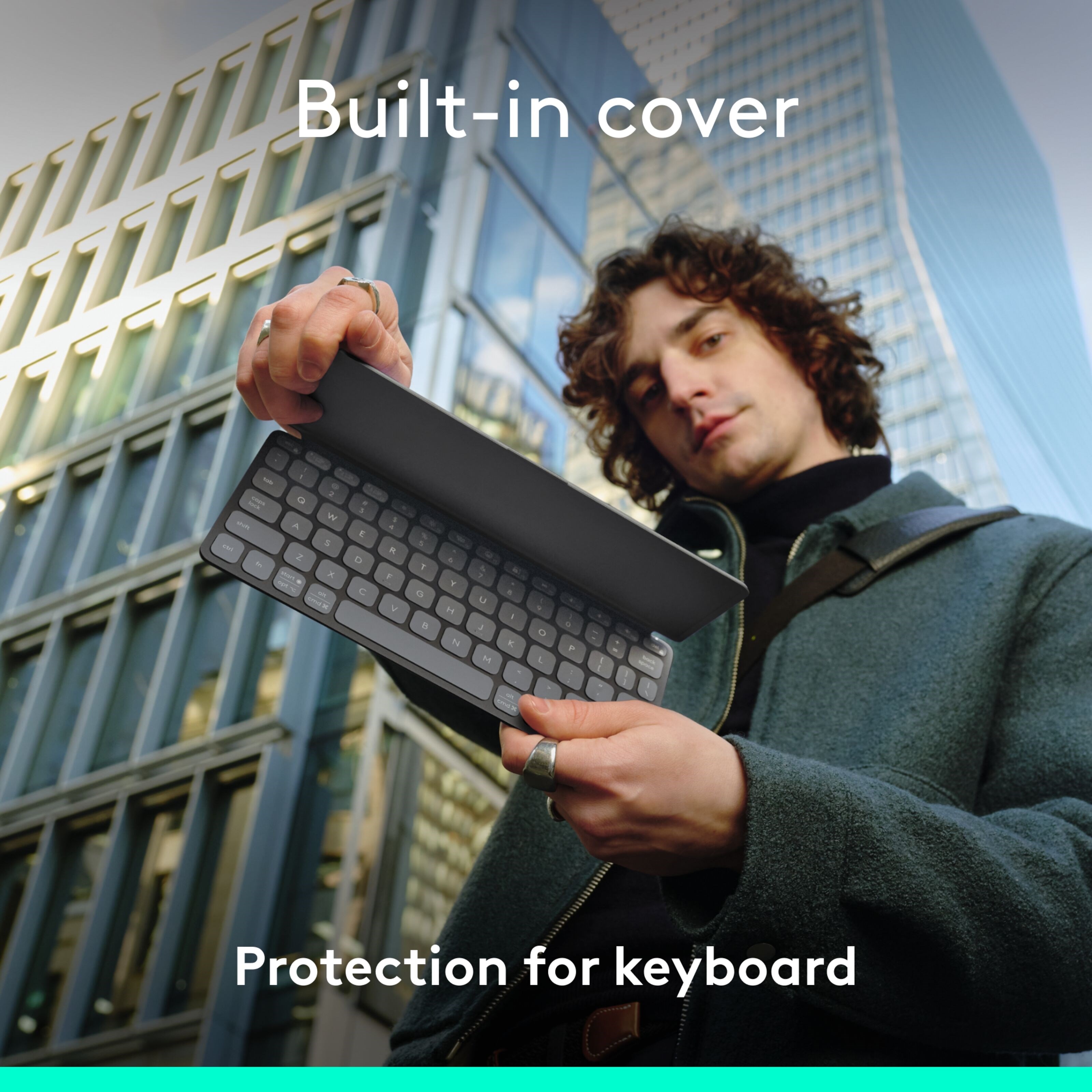 Logitech Keys-To-Go 2 Portabelt Bluetooth-tastatur