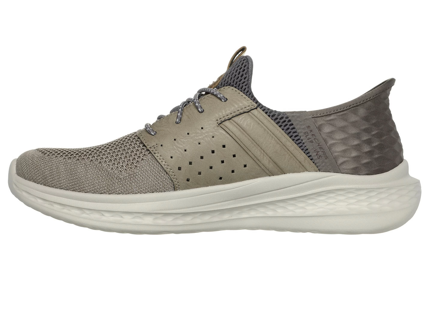 SKECHERS Slipper mit geformter Slip-Ins Fersenplatte