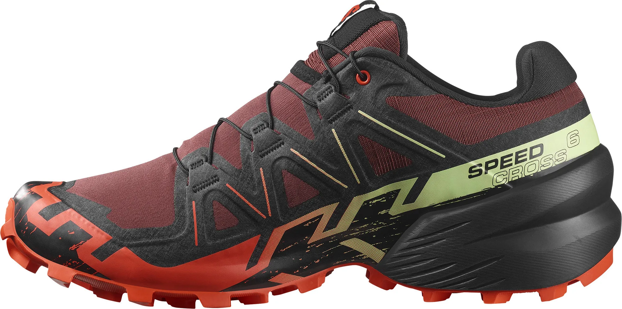 Salomon Men's Speedcross 6 Rum Raisin/Cherry Tomato/Cognac